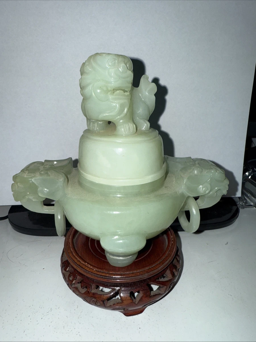 古董中国玉石香炉1900-1940 | eBay