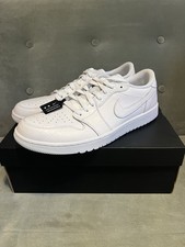 Nike | Air Jordan 1 Low G | Golf Shoes | White/Pure Platinum | UK10.5 | BNWT