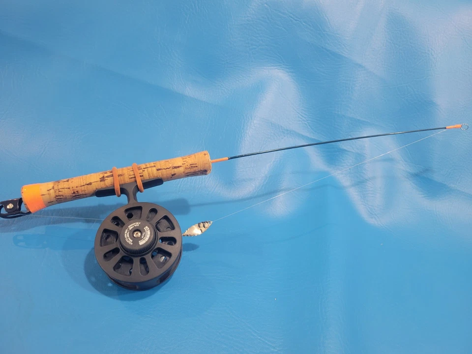 ICE FISHING ROD & REEL "PROFESSIONAL" CUSTOM BUILT * LINE INSIDE ROD * WALLEYE - Image 3 of 4