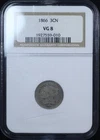 1866 Three Cent Nickel — photo from another recent sale