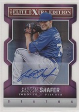 2014 Panini Elite Extra Edition 42/75 Justin Shafer #96 Auto i6j