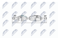 Antriebswelle NTY NPW-FT-016 FüR Doblo Fiat GroßRaumlimousine Punto Multijet JTD
