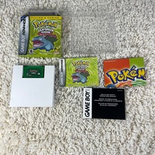 Pokemon LeafGreen Nintendo Gameboy Advance, 2004 GBA Authentic Complete in Box