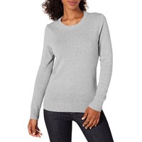 Amazon Essentials Damen Pullover Mit Rundhalsausschnitt Aus 100 % Baumwolle