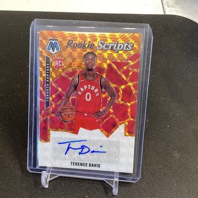 Panini Mosaic 2019-20 Rookie Scripts Terence Davis Auto RC Raptors #RS-TDV