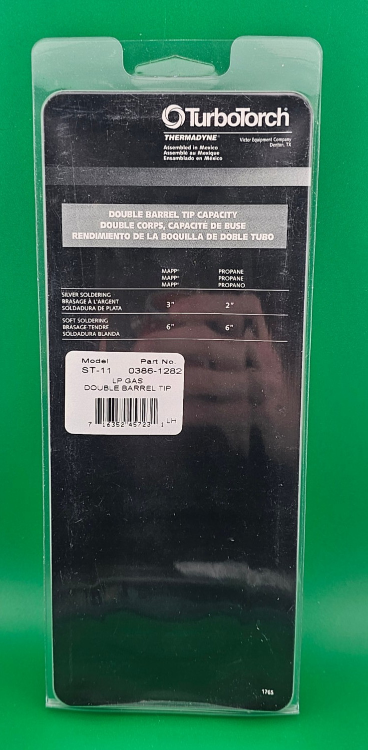 TurboTorch 0386-1282 ST-11 Extreme STK Double Barrel Torch Tip Brand New