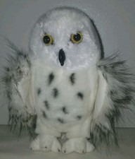 Realistic Snowy Owl Plush Douglas Vintage Stuffed Animal 8" Bird Plushie