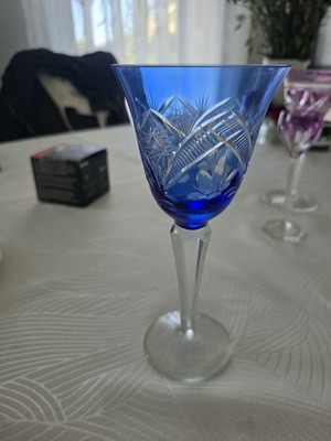 Dresden Crystal - Hellblauer Überfang Glas