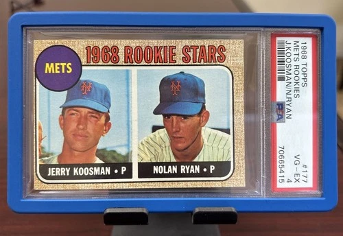 1968 Topps - 1968 Rookie Stars Nolan Ryan, Jerry Koosman #177 RC PSA 4! GRAIL!!