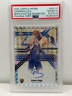 COOPER FLAGG 2025 TOPPS CHROME GEOMETRIC AUTO PSA 8/10 POP 1 MAVERICKS!