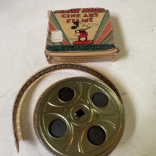 16mm Film IN TIN VINTAGE 1940s MICKEY MOUSE  CARTOONS CINE ART FILMS 8mm 100'