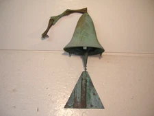 Vintage MCM Paolo Soleri Signed 24" Cast Bronze Wind Chime Bell !!
