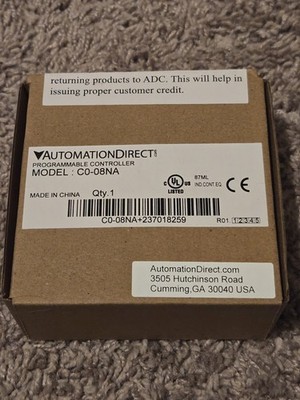 AutomationDirect CLICK PLC AC Input Module CO-08NA | 8-Point 100 120VAC | New