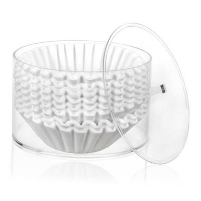 Coffee Filter Holder, Acrylic Coffee Pod Holder with Lid, Reusable Coffee