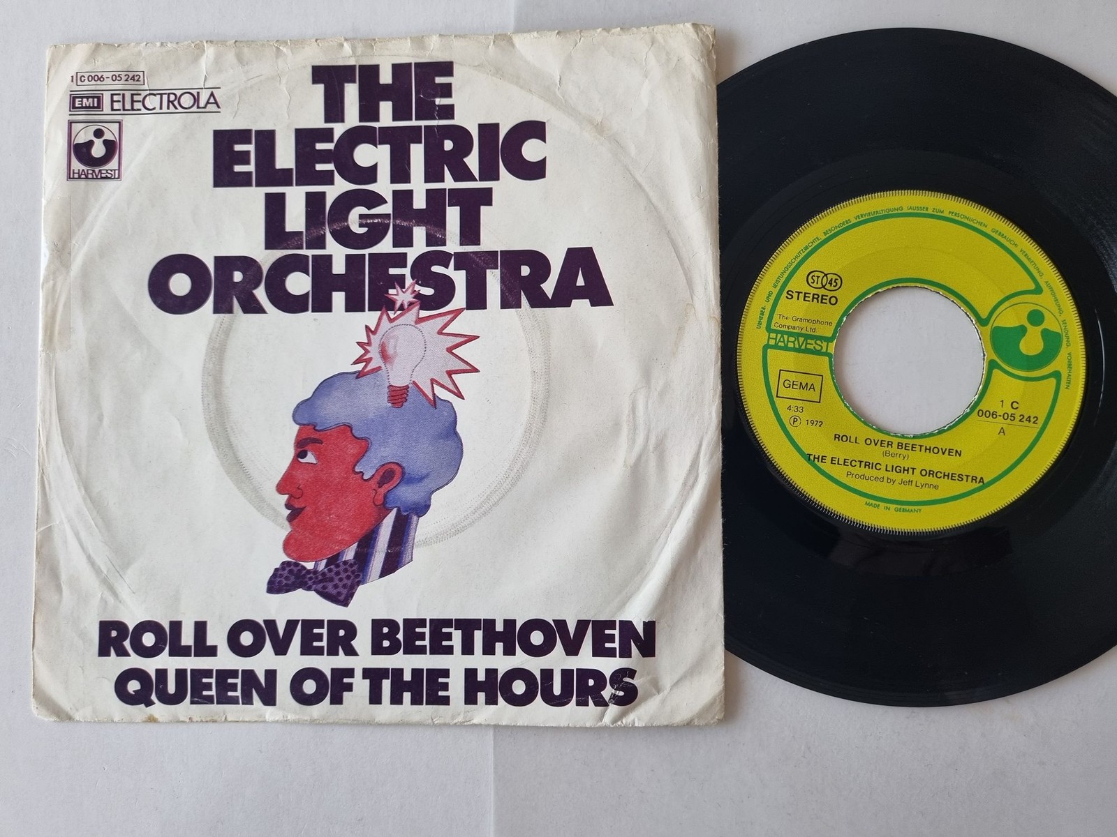 The Electric Light Orchestra - Roll Over Beethoven 7'' Vinyl Germany