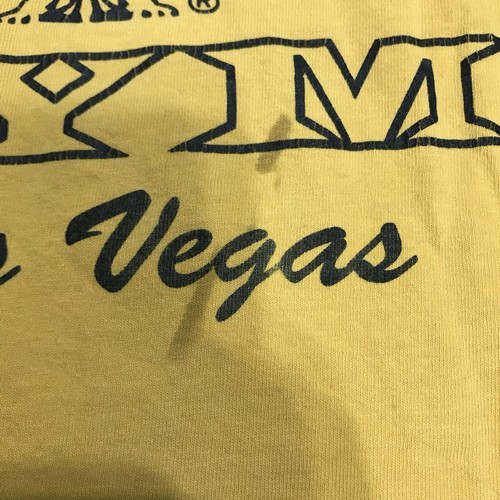 A4030 Vintage Gold’s Gym Muscle Tank Tee Cut Off Shirt Workout Gym Las Vegas XL - Picture 6 of 12