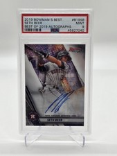 2019 Bowman's Best Seth Beer Best of 2019 Autographs PSA 9 MINT On-Card #B19SB