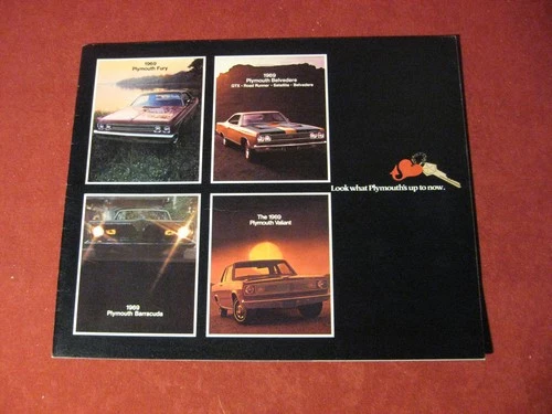 1969 Plymouth Road Runner GTX Barracuda Sales Brochure Booklet Catalog Original