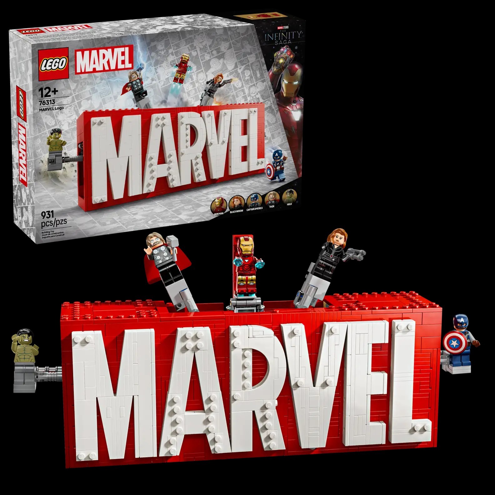 LEGO 76313 Marvel Logo e Minifigure: Set Esclusivo 2025 - Affare!