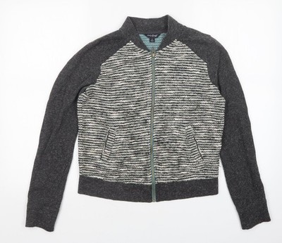 Lucky Brand Damen Sweatshirt grau Full Zip Größe S