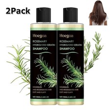 2 Pack Organic Rosemary Hair Growth Shampoo for Women and Men-Natural Thickening