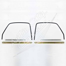 1947 - 1950 Chevrolet Gmc Pickup Door Glass Frame Set 6pc Black