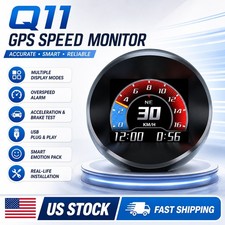 Digital Gps Speedometer Hud Car Head Up Display Mph Kmh Emoji Overspeed Alarm