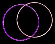 ENSEMBLE 2 BRACELETS BRILLANTS MAUVE ET VIOLET NEUF