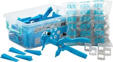 Ox Tools 1x13mm Pro Tile Level System Wedges/Spacer Plier Set 100 Pieces Tiling