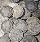 Roll of 50 $5 Full Dates 90% Silver Barber Dimes BETTER CONDITION US Coins A962