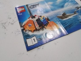 LEGO CITY: Coast Guard Helicopter & Life Raft Instruction Manuals Only (7738)