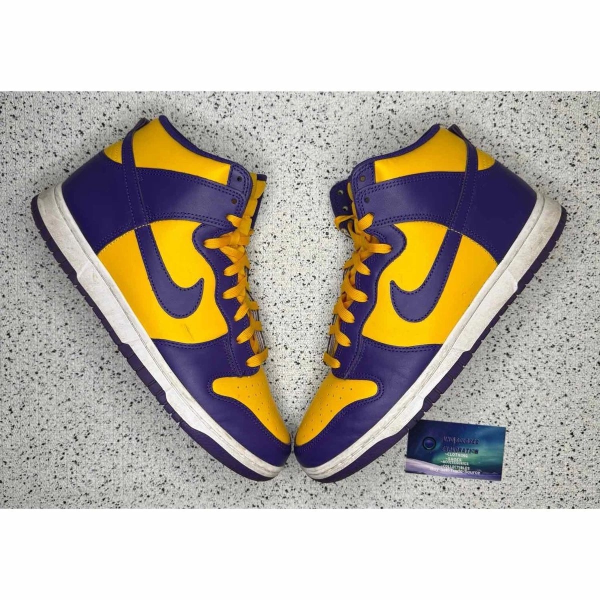 ナイキ　ダンク　ハイ　レトロ　レイカーズ　新品未使用　26.5 Nike Dunk High Lakers for Sale - Authenticity Guaranteed - eBay