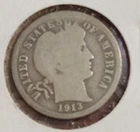 1913 P Barber Dime ***Nice*** 90% Silver Over 100 Years Old