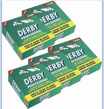 Derby Professional Platinum Coated Single Edge barber Razor Blades 500 Blades
