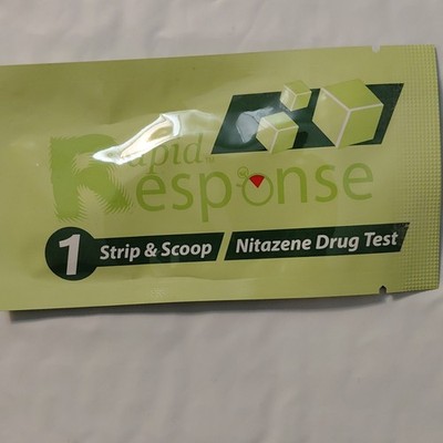 Rapid Response Nitazene Drug Test Strip & Scoop NTZ-18526 Exp 2028-07-06