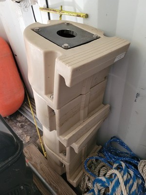 ShoreMaster PolyDock pole guides - 2