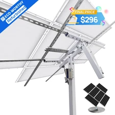 ECO-WORTHY Solar Panel Kit Tracking System Dual Axis Certified Refurbished