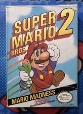 Nintendo Super Mario Bros. 2 Nintendo NES, 1988 Box, Game, Manual - CIB.