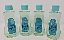 ALPHA KERI Bath Oil 2 Fl Oz Travel Size 4 Bottles For Dry Skin Care VTG 1983