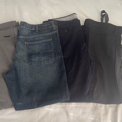 Lot of 4 Men s Jeans Lot Different Brands Size 38-30 , Wrangler 40-30. Calvin K