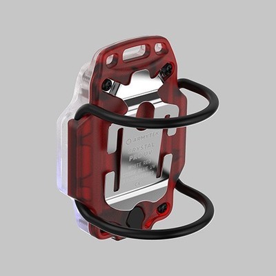 Armytek Crystal PRO UV Stirnlampe Rot - 200 Lumen, Weiß / Rot / Grün