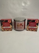 Bath & Body Works Warm Apple Pie 3-Piece Set - 2 Wallflower 2-Packs + 3-Wick