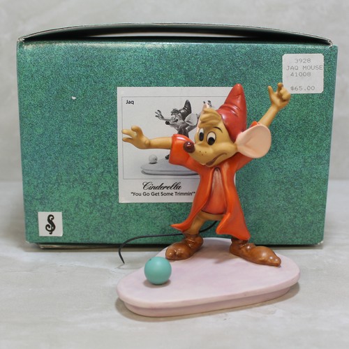 WDCC Jaq - You Go Get Some Trimmin | 41008 | Disney's Aschenputtel | Neuwertig mit Box - Bild 3 von 3