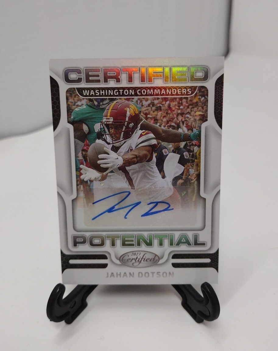 直筆サインカード Panini Jahan Dotson PSA Auto 10 Jahan Dotson Washington Commanders Autographed 2022 Panini