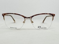 New GX GWEN STEFANI GX090 PNK 53.17.135 Women's Eyeglasses Frame Stainless Steel