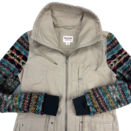 Mossimo Supply Co Aztec Utility Jacket Full Zipper Sweater Women’s Size Medium