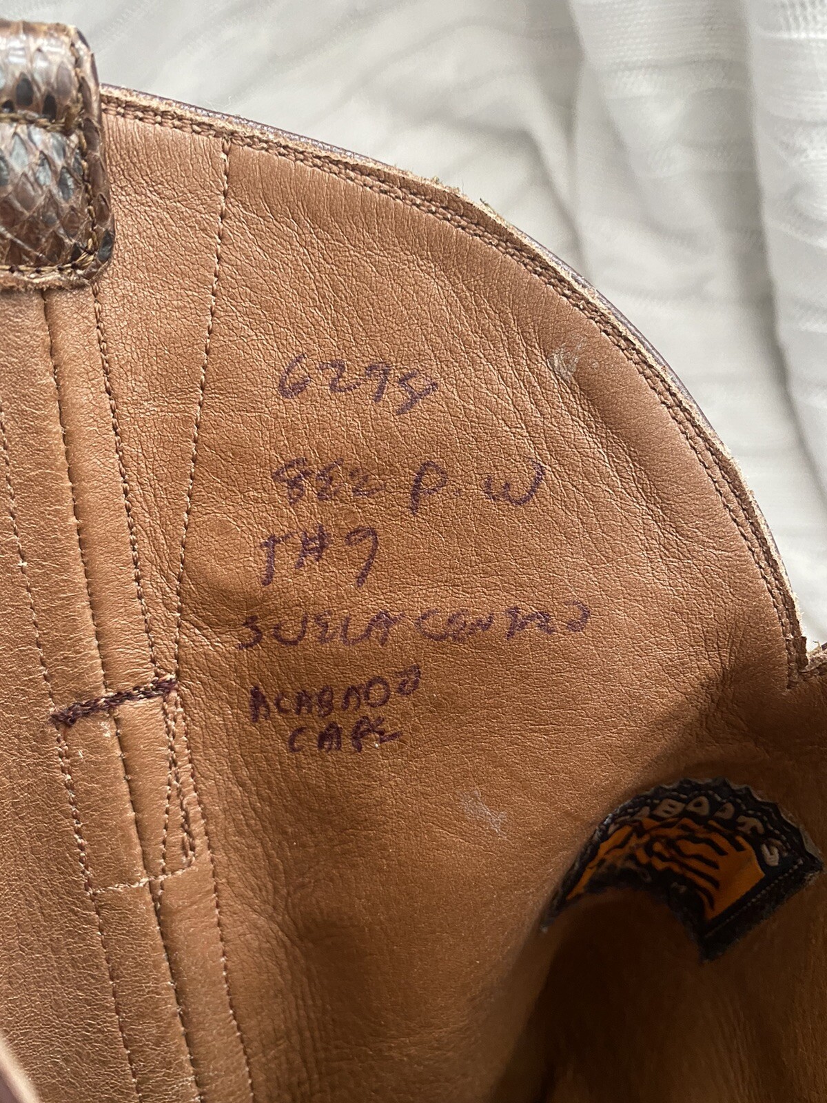 CABOOTS🔥 Handmade Genuine Python Snake Cowboy Bo… - image 8