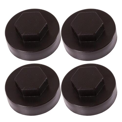 Taskar 19mm Hex Tek Roofing Screw Cover Caps Black - Picture 3 of 4