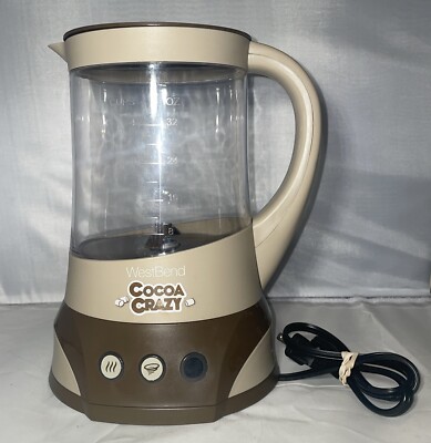 West Bend Cocoa Crazy Maker Coffee Hot Chocolate Cappuccino Drink