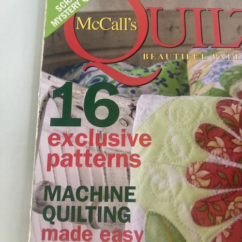 McCall's Quilting Magazine June 2009 16 exclusive patterns inspiring spring - Picture 2 of 6
